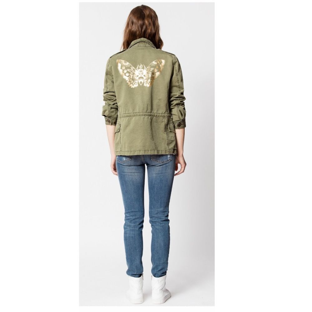 Zadig & Voltaire Kayak Butterfly Jacket- XS. - Picture 2 of 6